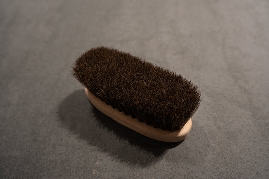 手植え馬毛ブラシ