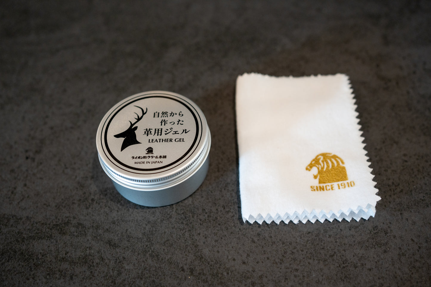自然から作った革用ジェル